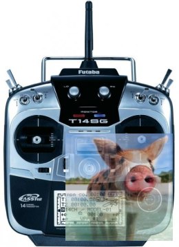 Aparatura T14SG 14CH 2.4GHz + odbiornik R7008SB
