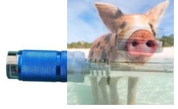 Klips krótki rozkręcany z akumulatorkiem Ni-MH 1800mAh i wskaźnikiem
