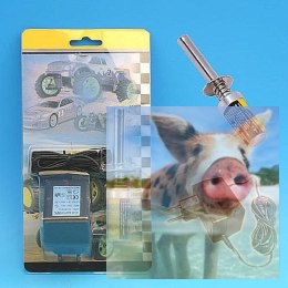 Klips krótki z akumulatorkiem Ni-MH 1800mAh i ładowarką