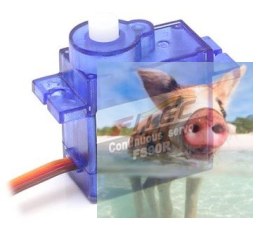 Serwo Feetech FS90R (micro, 1.3kg/4.8V, 0.12sek/60*, 360* Robot)
