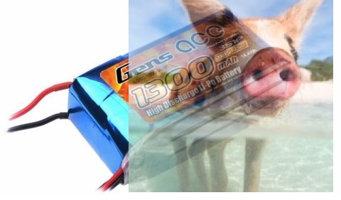 1300mAh 11.1V 25C Gens Ace 1300mAh 11.1V 25C Gens Ace