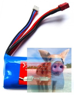 1500mAh 7.4V Li-Ion T-Dean WL