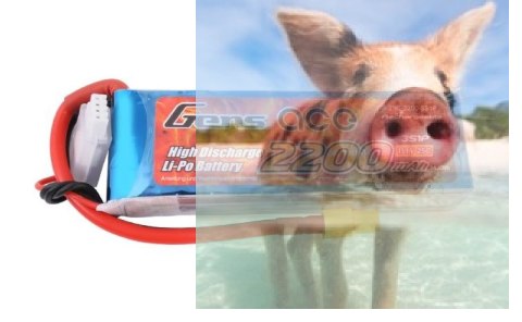 2200mAh 11.1V 25C XT60 Gens Ace 2200mAh 11.1V 25C XT60 Gens Ace
