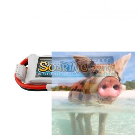 2200mAh 11.1V 30C SOARING Gens Ace - XT60 2200mAh 11.1V 30C SOARING Gens Ace - XT60