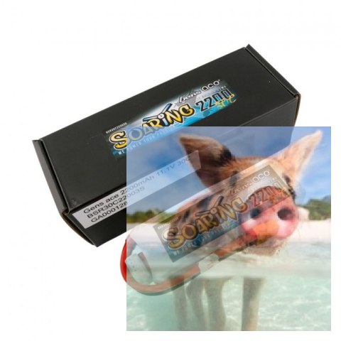 2200mAh 11.1V 30C SOARING Gens Ace - XT60 2200mAh 11.1V 30C SOARING Gens Ace - XT60