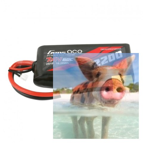 2200mAh 7.4V 60C Gens Ace