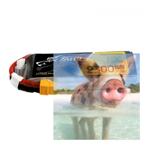 2300mAh 11.1V 45C Gens Ace TATTU 2300mAh 11.1V 45C Gens Ace TATTU