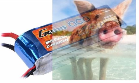 2700mAh 11.1V 25C Gens Ace 2700mAh 11.1V 25C Gens Ace