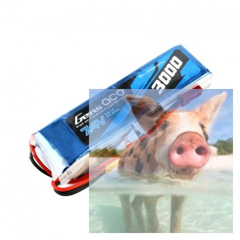3000mAh 7.4V 1C Gens Ace 3000mAh 7.4V 1C Gens Ace