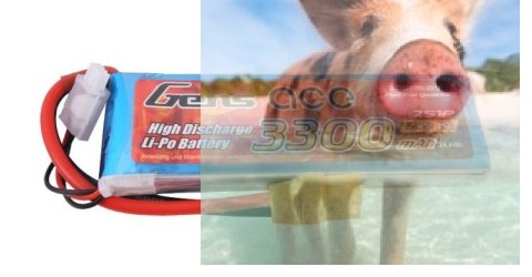 3300mAh 7.4V 25C XT90 Gens Ace