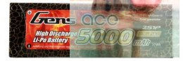 5000mAh 7.4V 50C 2S2P HardCase Gens Ace