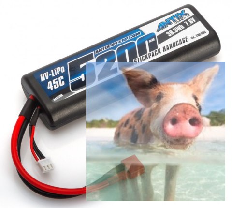 5200mAh 7.6V 45C LRP HardCase 5200mAh 7.6V 45C LRP HardCase