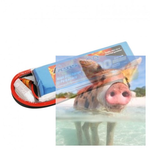 Gens ace 1600mAh 7.4V 45C 2S1P Lipo XT60 Gens ace 1600mAh 7.4V 45C 2S1P Lipo XT60