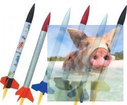 Zestaw sześciu rakiet MAXI 2502