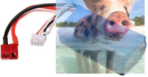 1200mAh 11.1V LiPo T-Dean do WL915
