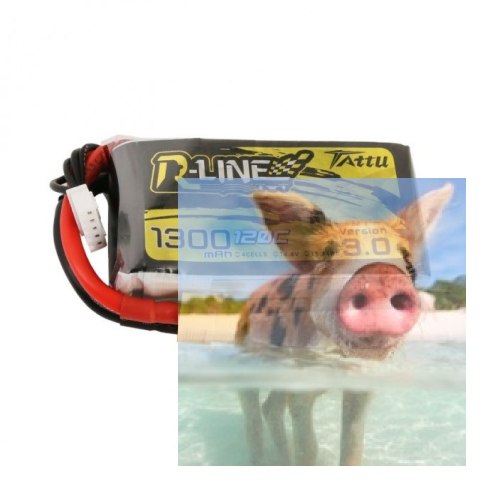 1300mAh 14.8V 120C TATTU R-Line Gens Ace 1300mAh 14.8V 120C TATTU R-Line Gens Ace