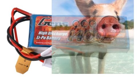 1400mAh 7.4V Transmitter Pack Gens Ace 1400mAh 7.4V Transmitter Pack Gens Ace