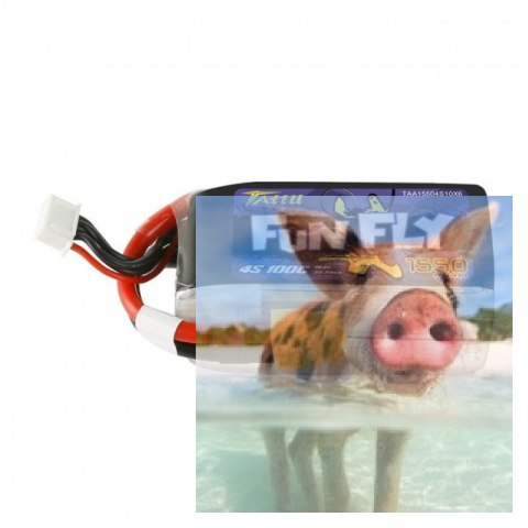 1550mAh 14.8V 100C Tattu Funfly Series Gens Ace 1550mAh 14.8V 100C Tattu Funfly Series Gens Ace