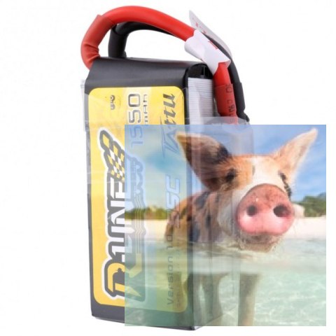 1550mAh 14.8V 95C TATTU R-Line Gens Ace z wpinanym przewodem balansera 1550mAh 14.8V 95C TATTU R-Line Gens Ace z wpinanym przewodem balansera