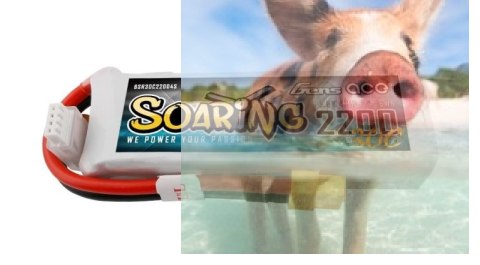 2200mAh 14.8V 30C SOARING Gens Ace - XT60 2200mAh 14.8V 30C SOARING Gens Ace - XT60