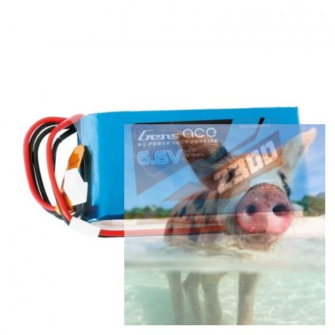 2300mAh 6.6V 1C Li-Fe TX/RX Gens Ace - nadajnikowy 2300mAh 6.6V 1C Li-Fe TX/RX Gens Ace - nadajnikowy