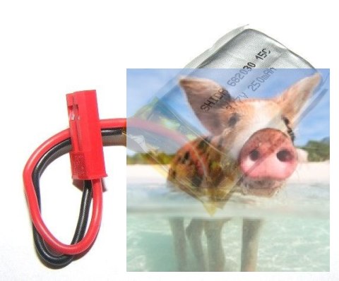 250mAh 3.7V 15C LiPo JST 250mAh 3.7V 15C LiPo JST