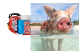 2600mAh 7.4V Transmitter Pack Gens Ace