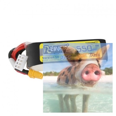 550mAh 11.1V 95C TATTU R-Line Gens Ace XT30 550mAh 11.1V 95C TATTU R-Line Gens Ace XT30