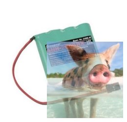 Pakiet 2000mAh 4.8V NiMH TX/RX płaski wtyczka typu JR