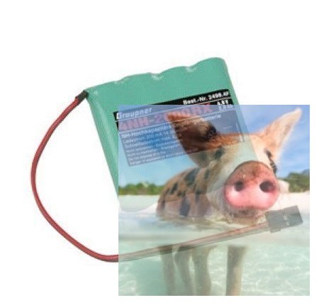 Pakiet 2000mAh 4.8V NiMH TX/RX płaski wtyczka typu JR Pakiet 2000mAh 4.8V NiMH TX/RX płaski wtyczka typu JR
