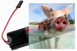 Pakiet 2000mAh 4.8V NiMH TX/RX płaski