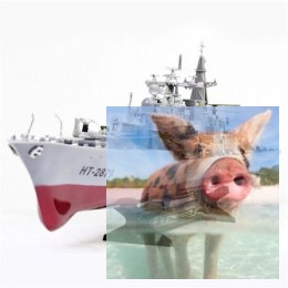 Rosyjski niszczyciel Sowriemiennyj 956B (HT-2879B) 78cm długości