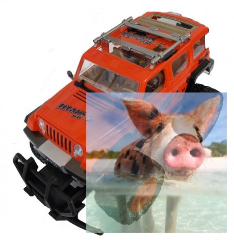 Jeep 1:12 - Pomarańczowy Jeep 1:12 - Pomarańczowy