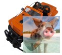 Jeep Cabrio 1:12 - Pomarańczowy