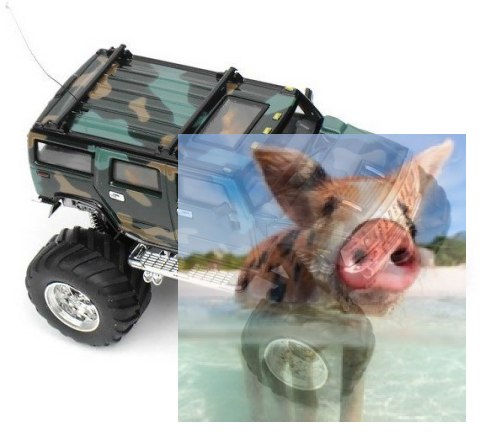 Mini Hummer 1:52 27-49MHz RTR - Moro Mini Hummer 1:52 27-49MHz RTR - Moro