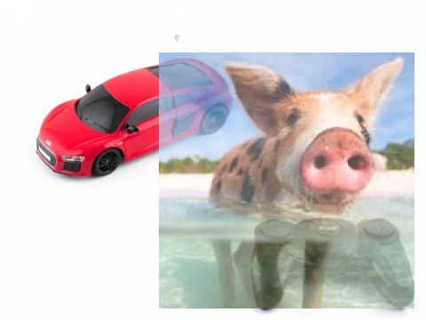 Audi R8 1:24 RTR (zasilanie na baterie AA) - Czerwony Audi R8 1:24 RTR (zasilanie na baterie AA) - Czerwony