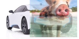 BMW i8 1:18 RTR (zasilanie na baterie AA) - biały