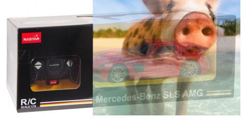 Mercedes-Benz SLS AMG Black series 1:18 RTR (zasilanie na baterie AA) - Czerwony Mercedes-Benz SLS AMG Black series 1:18 RTR (zasilanie na baterie AA) - Czerwony