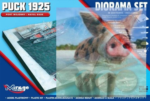 Diorama Puck 1925 Port Wojenny Diorama Puck 1925 Port Wojenny