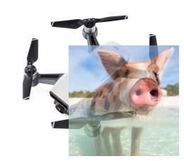 Dron DJI Spark (kamera 1080p 12MP, LiPo 1480mAh, zasięg 500m)