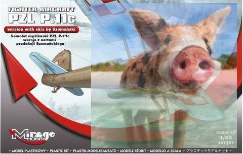 PZL P.11c wersja z nartami PZL P.11c wersja z nartami