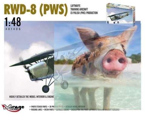 RWD-8 (PWS) Samolot szkoleniowy Luftwaffe z byłej polskiej produkcji (PWS) RWD-8 (PWS) Samolot szkoleniowy Luftwaffe z byłej polskiej produkcji (PWS)