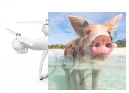 SJRC S70W (GPS, kamera FPV 1080P WIFI, zasięg 150m) - biały