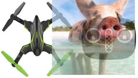 Syma X56W-P (kamera HD, zasięg 70m) - żółty Syma X56W-P (kamera HD, zasięg 70m) - żółty
