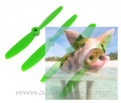 Dal Props 5x4.5 zielony (2CW+2CCW) Dal Props 5x4.5 zielony (2CW+2CCW)