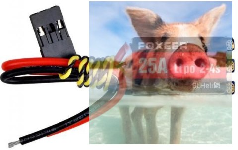 ESC Foxeer F25A 25A 2-4S LiPo 4.5g ESC Foxeer F25A 25A 2-4S LiPo 4.5g
