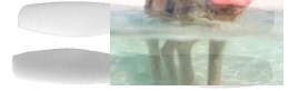 GEMFAN: Śmigła Gemfan Glass Fiber Nylon Bullnose 4x4.5 białe (2xCW+2xCCW)