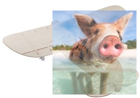 Micro GALILEO z silnikiem i śmigłami- balsa Micro GALILEO z silnikiem i śmigłami- balsa