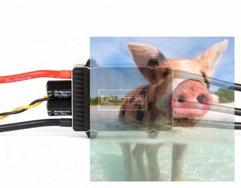 Regulator ESC FLAME 70A LV 4-6S do dron wyścigowych Regulator ESC FLAME 70A LV 4-6S do dron wyścigowych