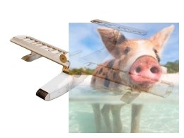 Samolot Seaplane Balsa KIT (1600mm)